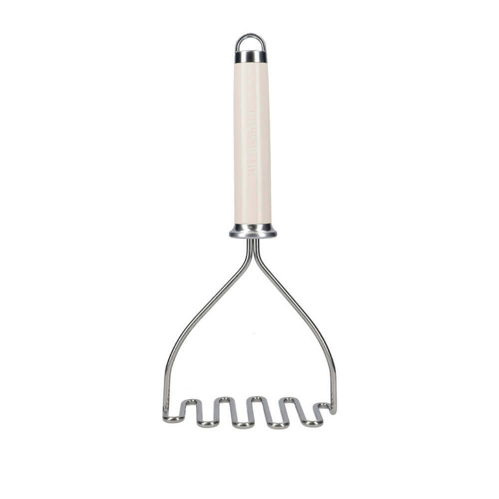 KitchenAid Almond Cream Stainless Steel Potato Masher